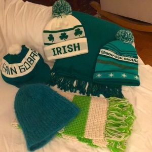 ERIN GO BRAGH Irish/shamrock hat for St. Patrick’s Day or Notre Dame fans.